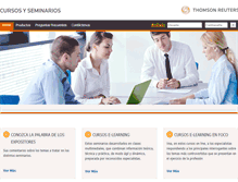 Tablet Screenshot of laleyseminarios.com.ar